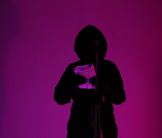 A Love Letter by the Being, 2019, performance