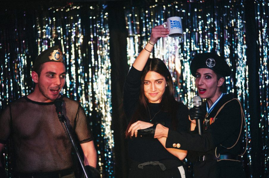 Hountina's chauvinist lottery, 2018, performance