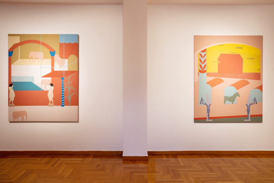 Domesticated I & II, 2024, Άποψη έκθεσης