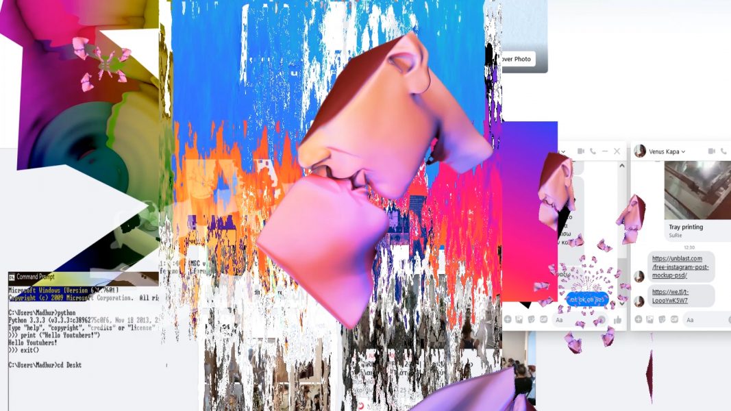 Ascent out of the cave, video still, 2021
