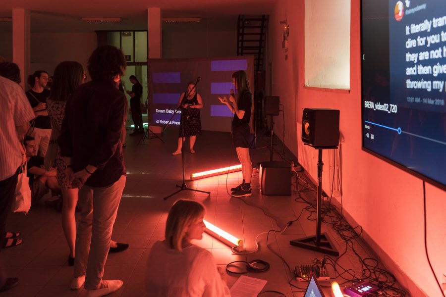 Our Name is MTP and they could be real, reading performance, περφορμερ Bea Viinamaki, Accademia di Brera, Μιλάνο, 2019
