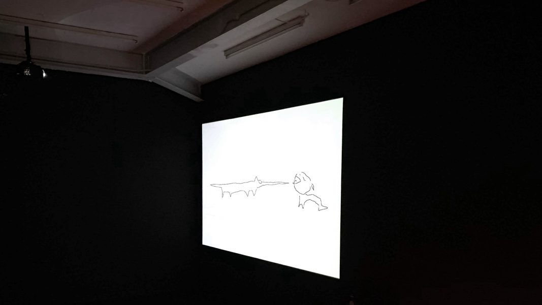 Μum I’m Scurgry, 2019, 6’12’’, moving image (looped video), 2d digital animation