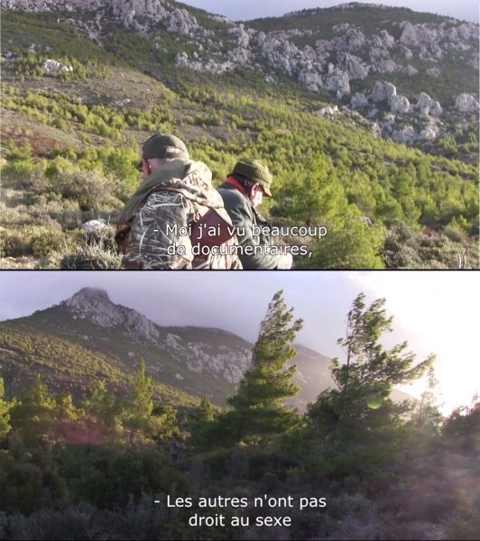 Ο κυνηγός, 2018, film still, βίντεο προβολή, 6:22