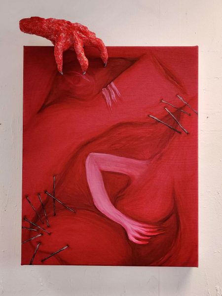 Somatechnics I, 2022, 40x50εκ, ζωγραφική, λάδι σε καμβά