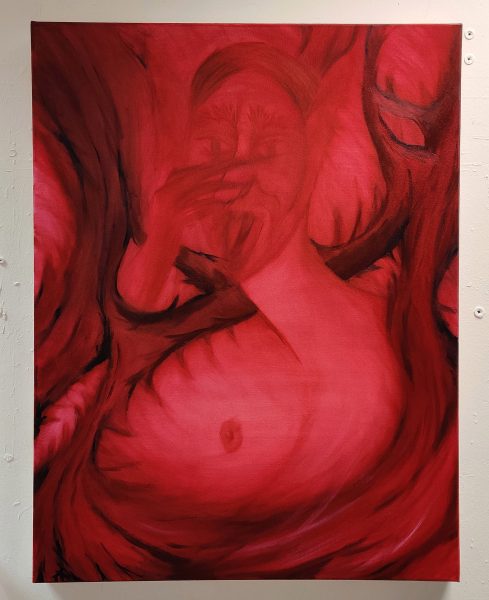 s)elf-portrait II, 2022, 60x80εκ, ζωγραφική, λάδι σε καμβά