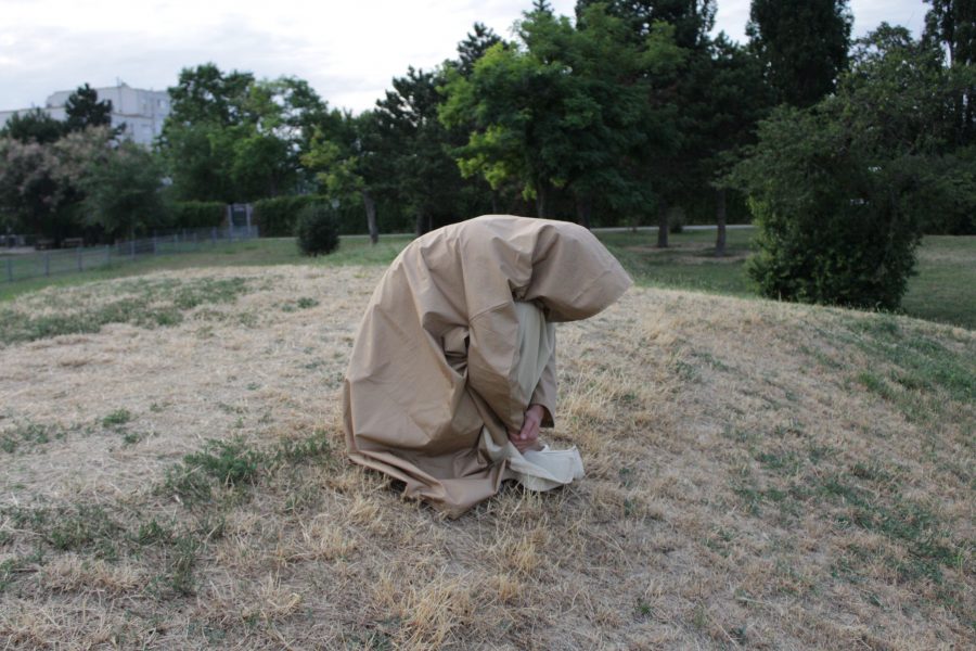 The Shepherd The Scientist, 2019, μέγεθος μεταβλητό, εγκατάσταση+κοστούμι, μικτή τεχνική