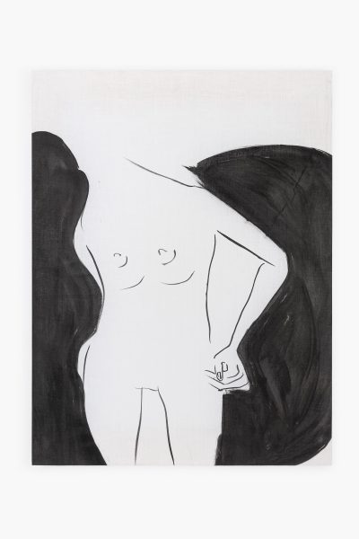 φόρμα σώματος #23, 2018, 99 x 76 εκ., μελάνι σε βαμβακερό ύφασμα