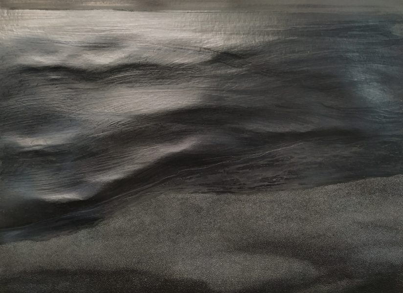 Seascape, 2019, 20cm x 30cm, γραφίτης σε χαρτί